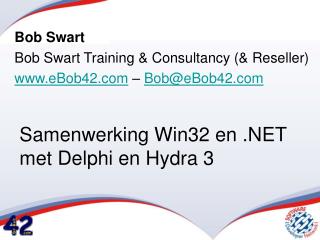 Samenwerking Win32 en .NET met Delphi en Hydra 3