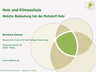 Holz und Klimaschutz Welche Bedeutung hat der Rohstoff Holz