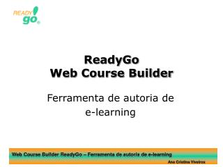 ReadyGo Web Course Builder