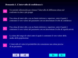 L’intervallo di valori di probabilità che consentono una stima precisa di un parametro