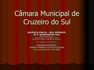 Câmara Municipal de Cruzeiro do Sul