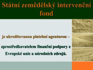 Státní zemědělský intervenční fond