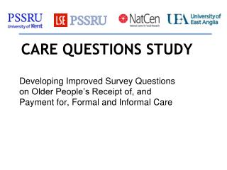 CARE QUESTIONS STUDY