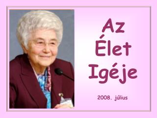 Az Élet Igéje