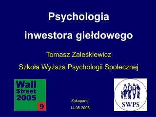Psychologia inwestora giełdowego