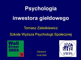 Psychologia inwestora giełdowego