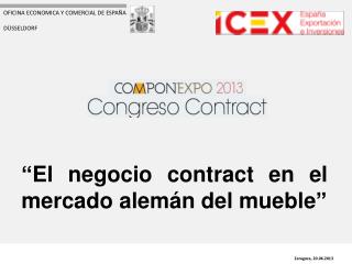 “El negocio contract en el mercado alemán del mueble”