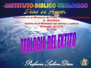 INSTITUTO BIBLICO TEOLOGICO