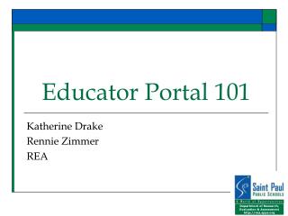 Educator Portal 101