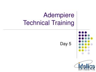 Adempiere Technical Training