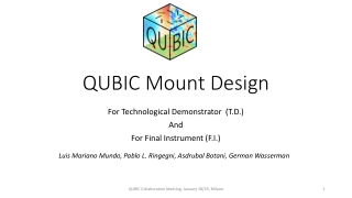 QUBIC Mount Design