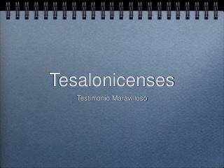 Tesalonicenses