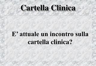 Cartella Clinica