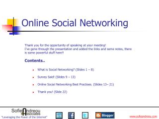 Online Social Networking