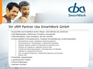 Ihr x RM Partner cba SmartWork GmbH