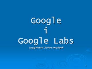 Google i Google Labs