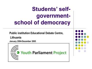 Students’ self-government- school of democracy