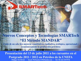 Nuevos Conceptos y Tecnologías SMARTech “El Método MANDAR”