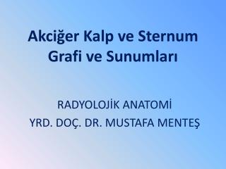 Akciğer Kalp ve Sternum Grafi ve Sunumları