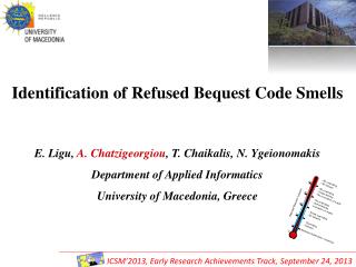 Identification of Refused Bequest Code Smells