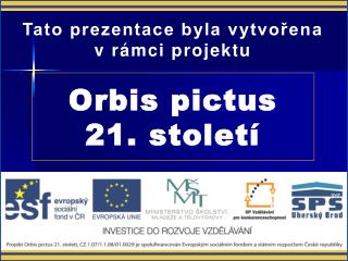 Orbis pictus 21. století