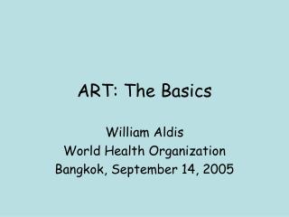 ART: The Basics