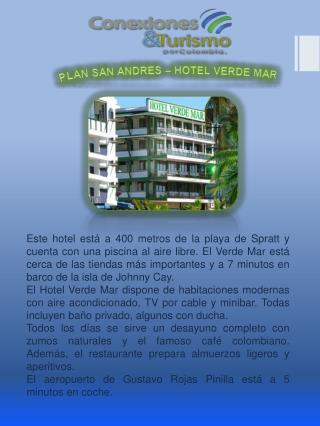 PLAN SAN ANDRES – HOTEL VERDE MAR