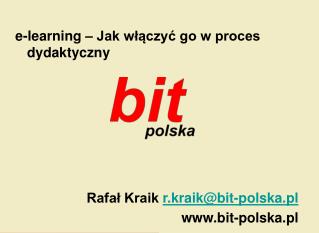 e-learning – Jak włączyć go w proces dydaktyczny