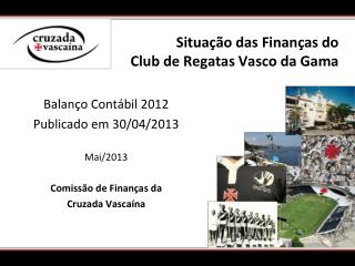 Situação das Finanças do Club de Regatas Vasco da Gama