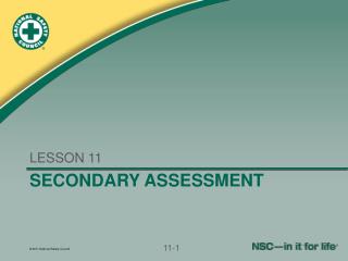 SECONDARY ASSESSMENT