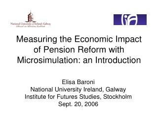 Measuring the Economic Impact of Pension Reform with Microsimulation: an Introduction