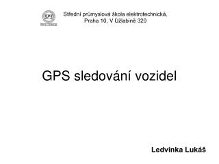 GPS sledování vozidel