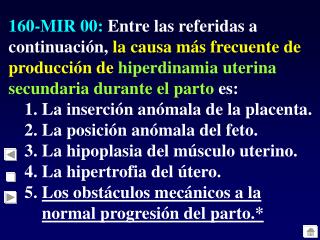 161-MIR 00: La localización más frecuente del embarazo ectópico es: