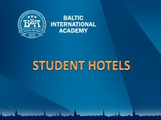 STUDENT HOTELS