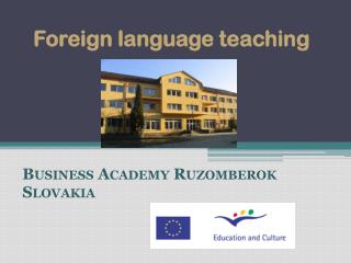 Foreign language teaching