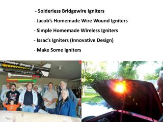 - Solderless Bridgewire Igniters Jacob’s Homemade Wire Wound Igniters