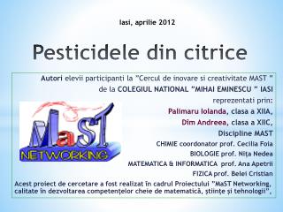 Pesticidele din citrice