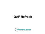 QAF Refresh