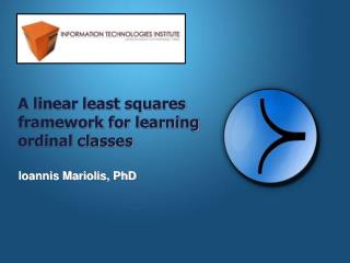 A linear least squares framework for learning ordinal classes