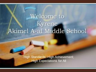 Welcome to Kyrene Akimel A-al Middle School