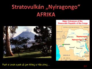 S tratovulk á n „ Nyiragongo “ AFRIKA