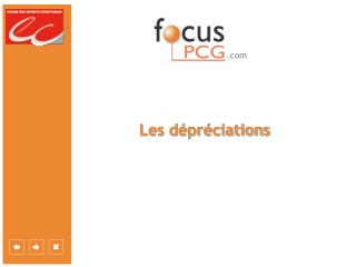 Les dépréciations