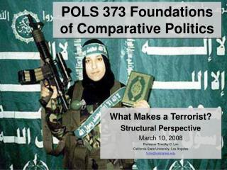 POLS 373 Foundations of Comparative Politics