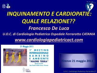 Inquinamento e cardiopatie: quale relazione ??