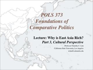 POLS 373 Foundations of Comparative Politics
