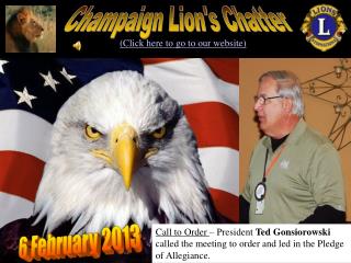 Champaign Lion's Chatter