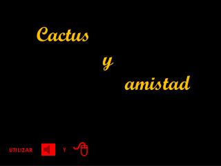 Cactus 				y 					amistad