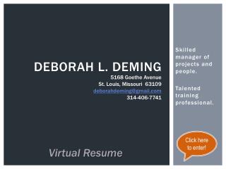 Deborah L. Deming