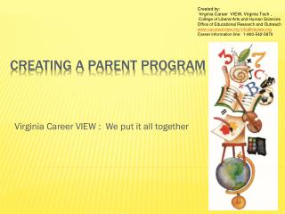Creating a Parent Program