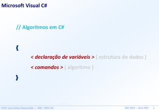 Microsoft Visual C#